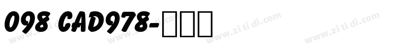 098 CAD978字体转换